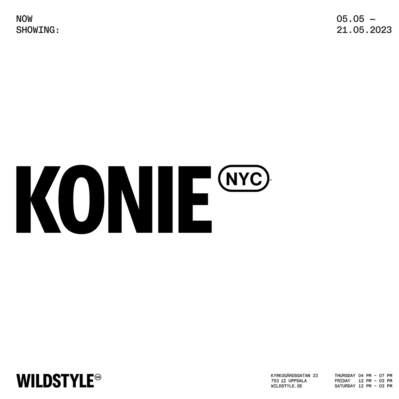 KONIE[NYC] 2023.05.05-2023.05.21