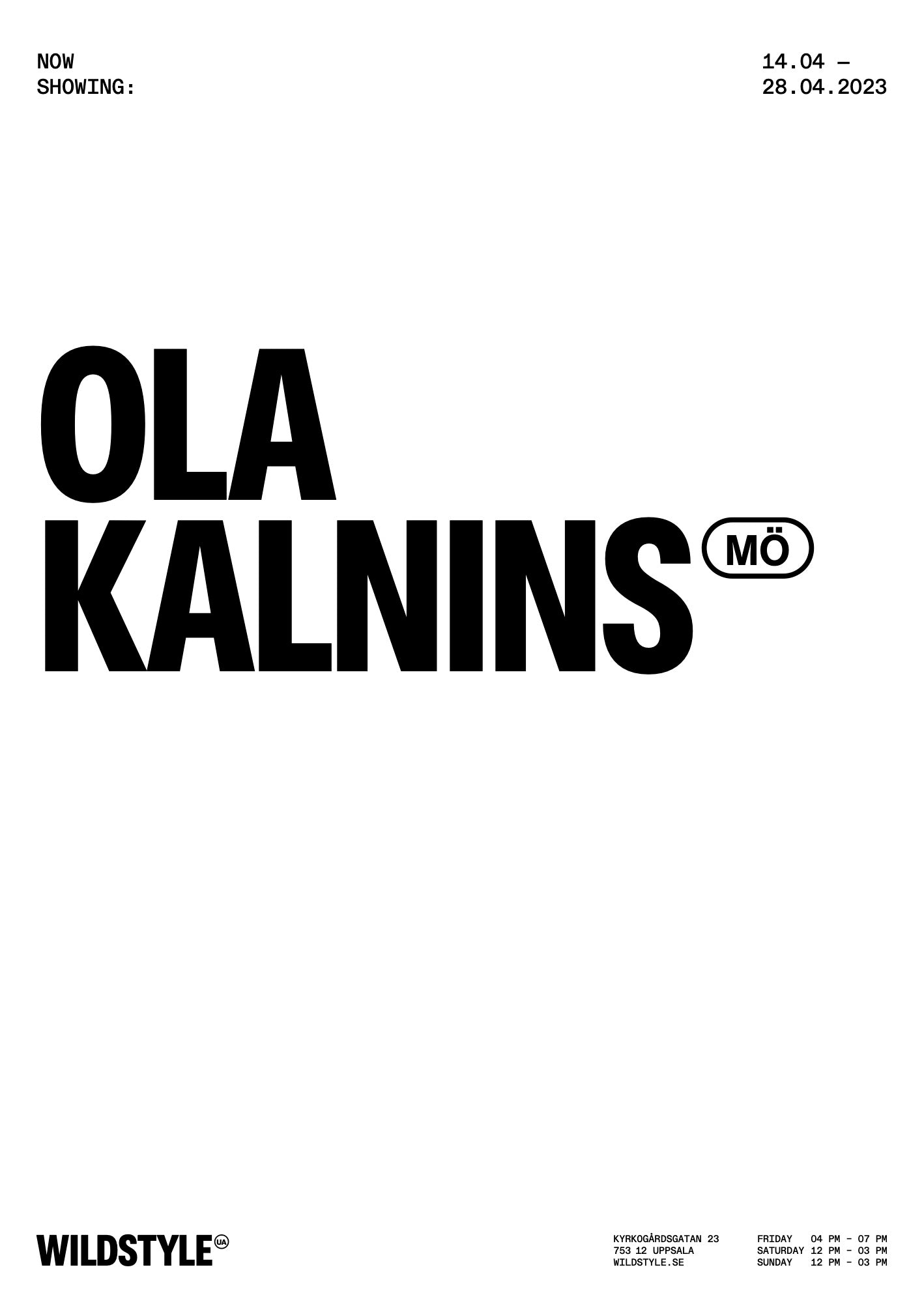 OLA KALNINS[MÖ] 2023.04.14-2023.04.28