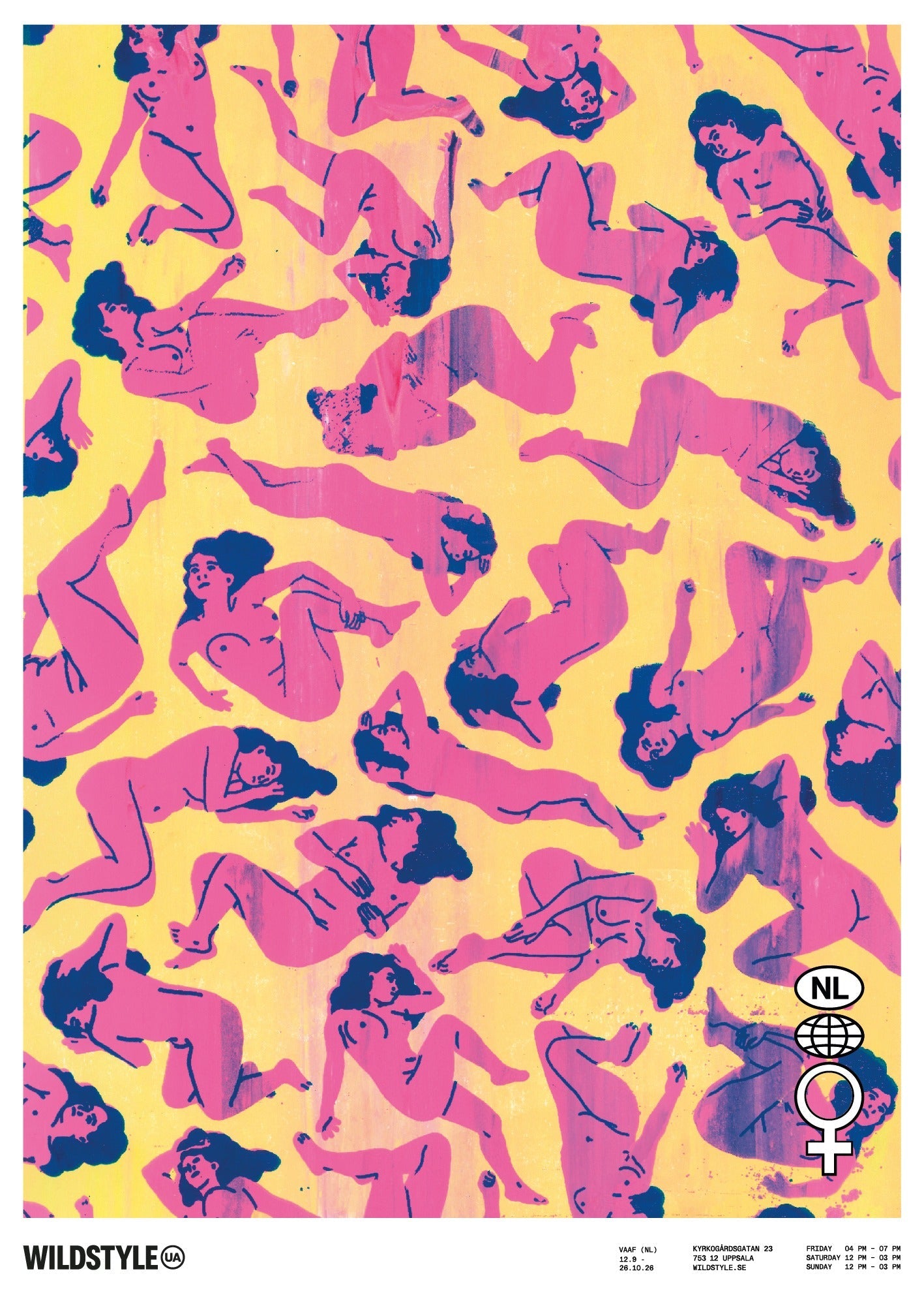 VAAF exhibition poster, Wildstyle Gallery Uppsala