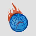 Globe Clock (Blue)  - Original, John Beijer