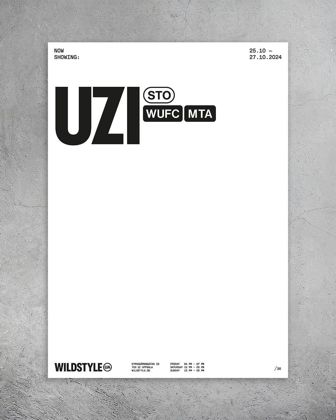 WS x UZI - Poster