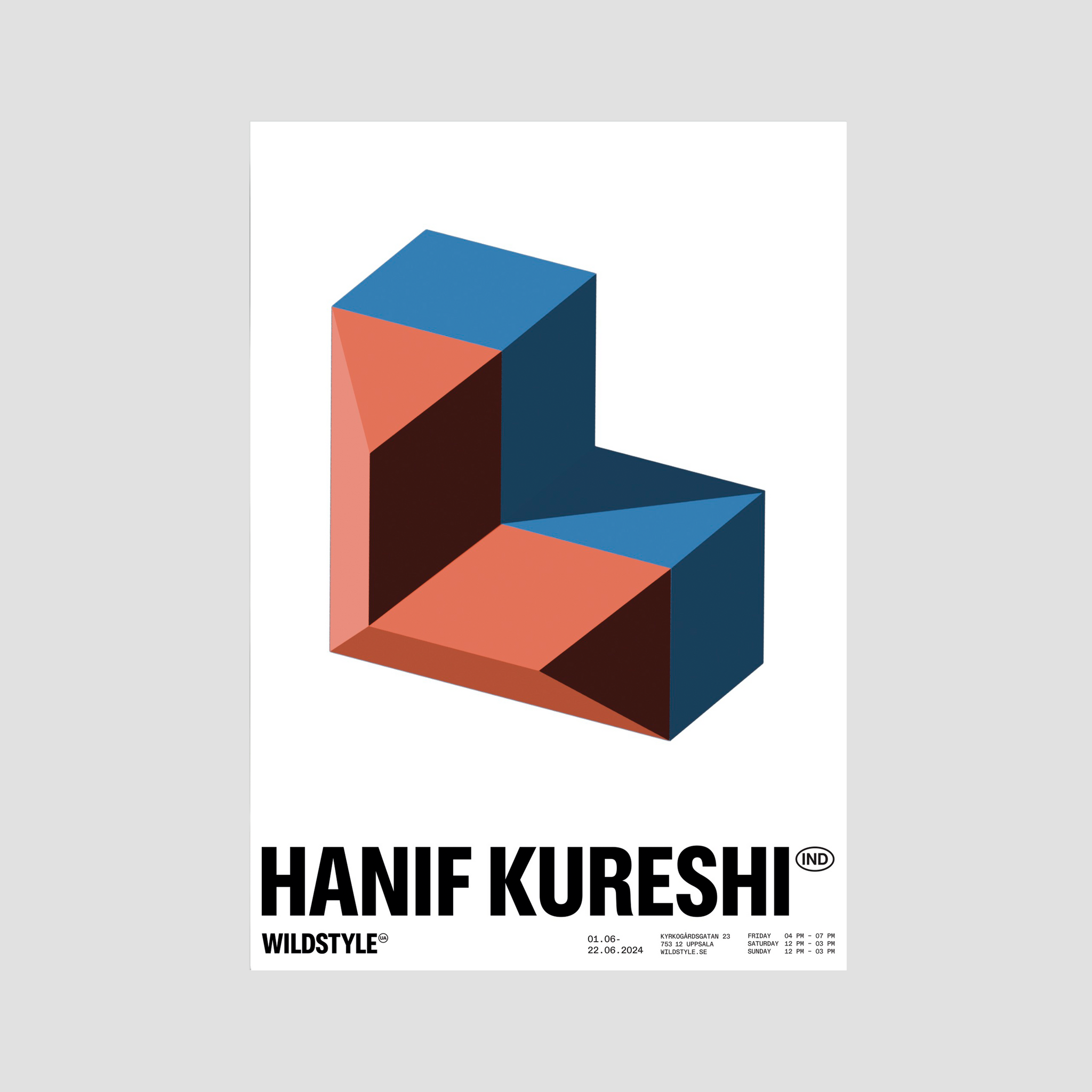 Hanif Kureshi - Exhibition Poster