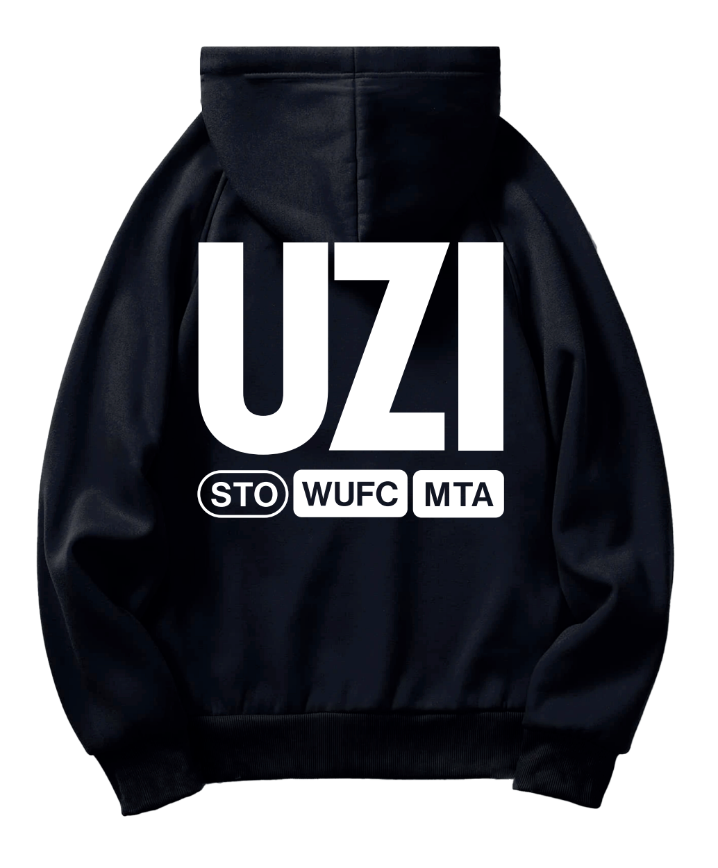 Hoodie WS x UZI Black