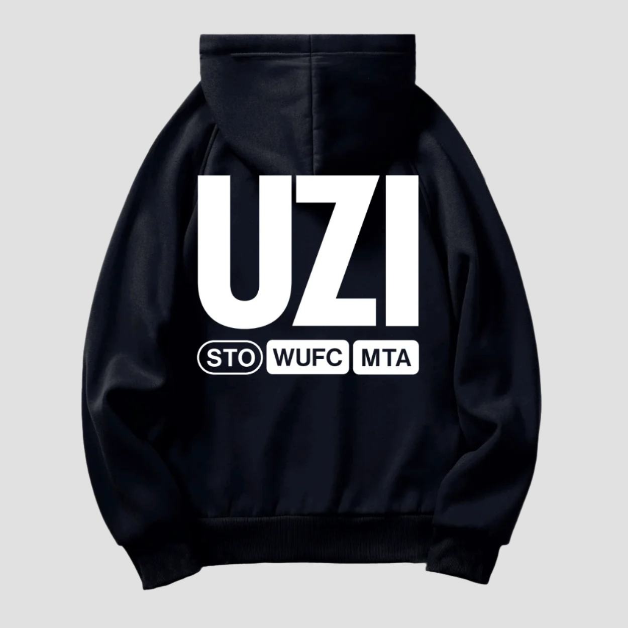 Hoodie WS x UZI Black