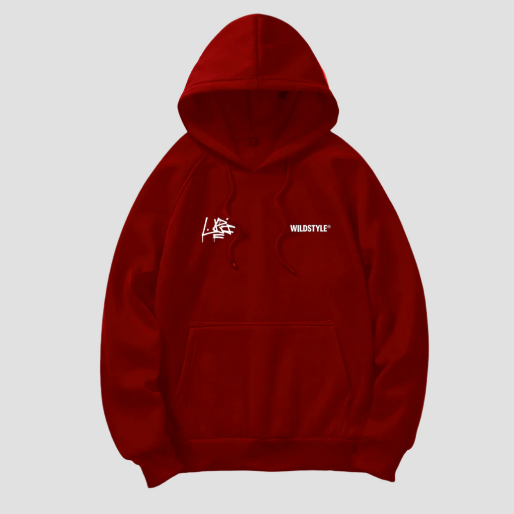 Hoodie WS x UZI Red