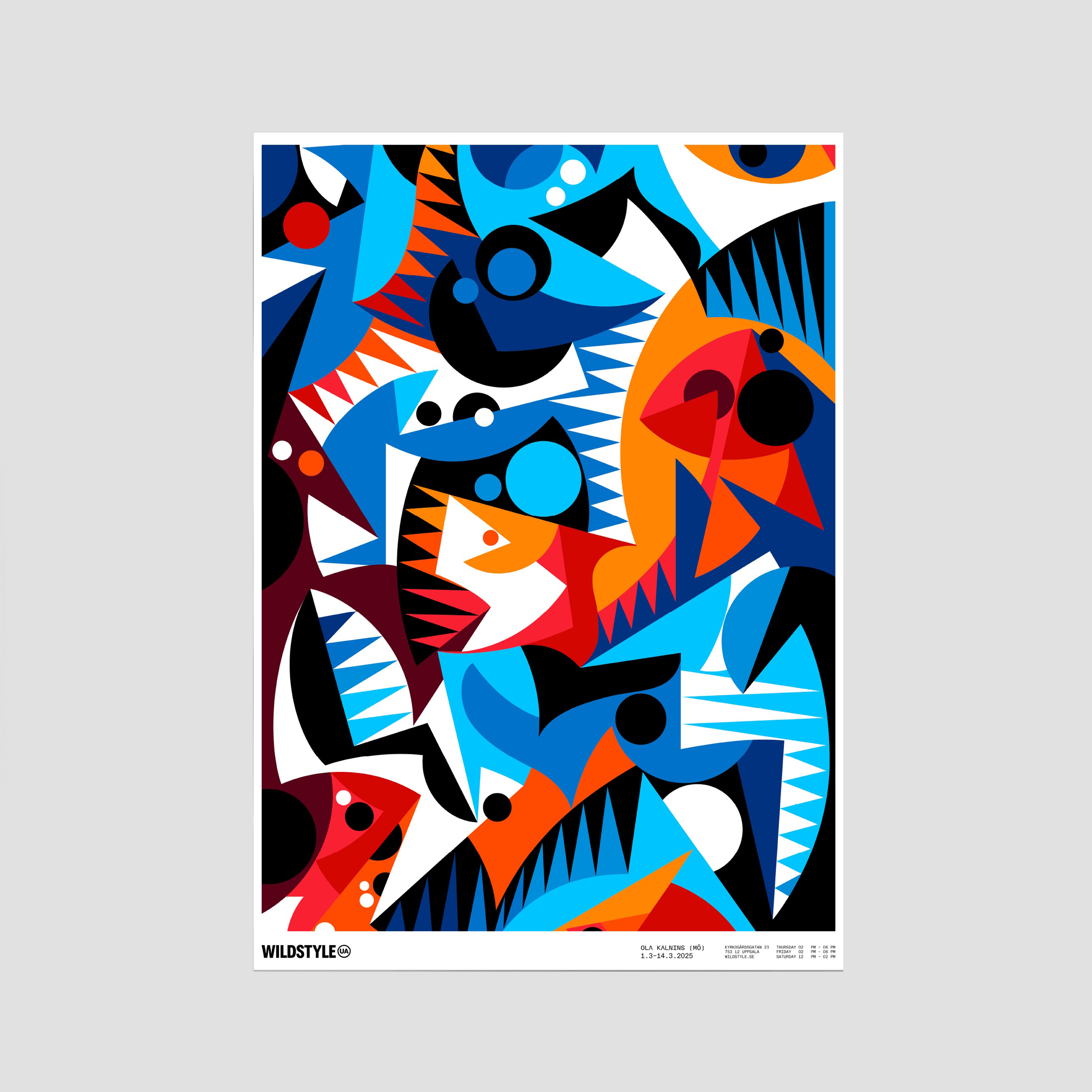 Ola Kalnins, "Abstract", Poster