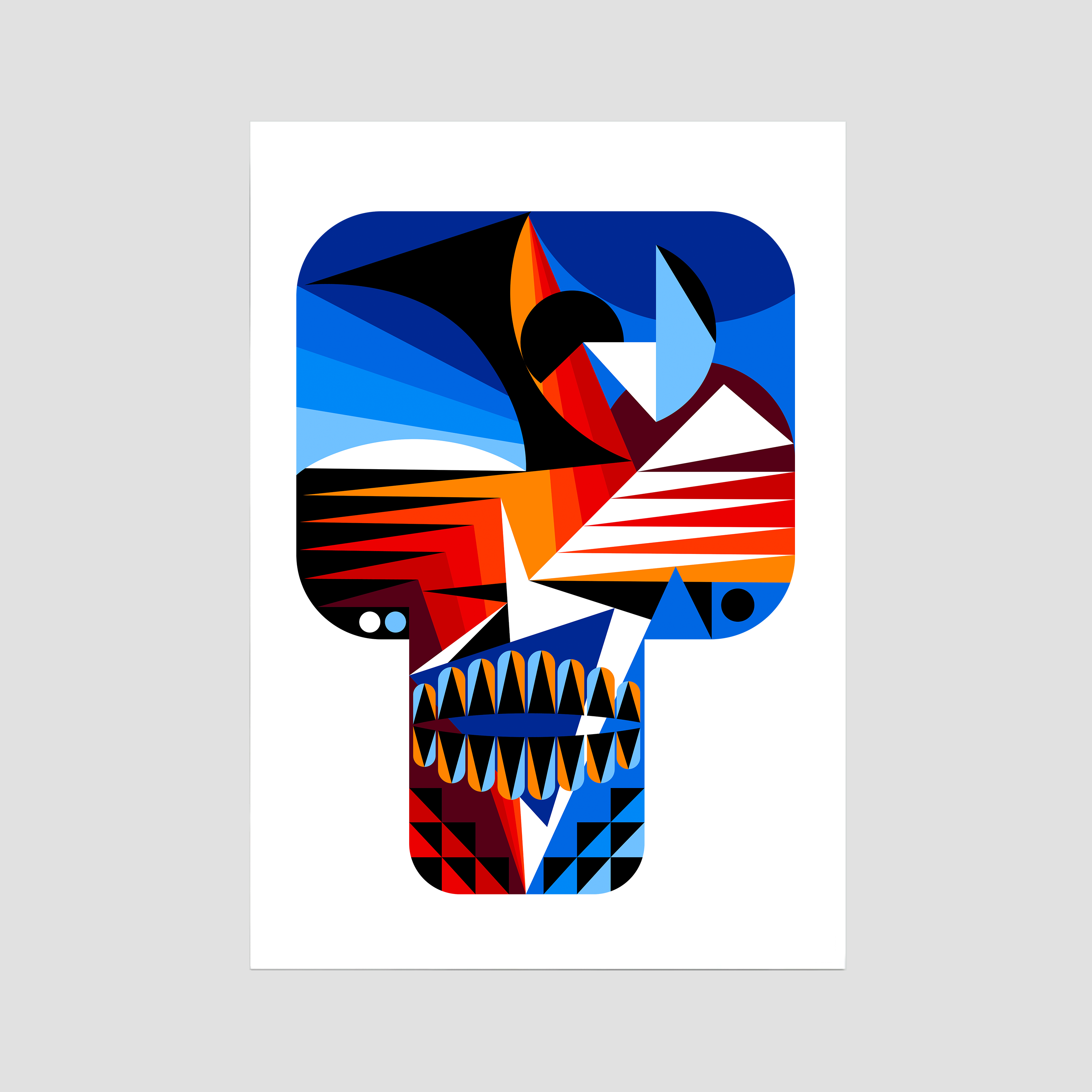 Skullato Asteke - Print